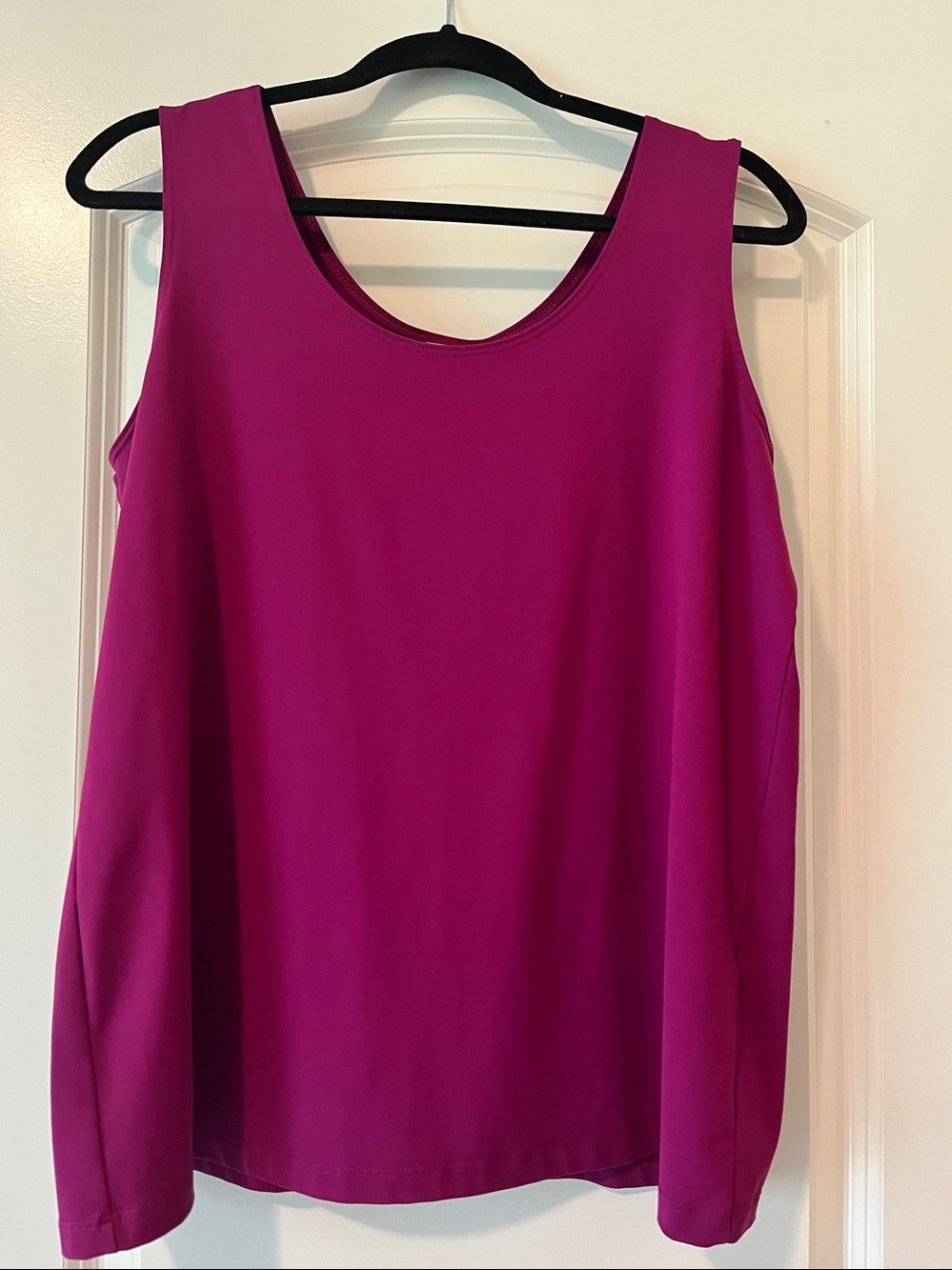 Chico's Microfiber Essentials Tank - Fuscia
